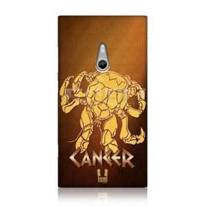 Ecell   HEAD CASE ZODIAC SIGN CANCER GLOSSY BACK CASE FOR NOKIA LUMIA 