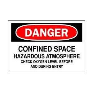  Danger Sign,10 X 14in,r And Bk/wht,eng   BRADY Everything 