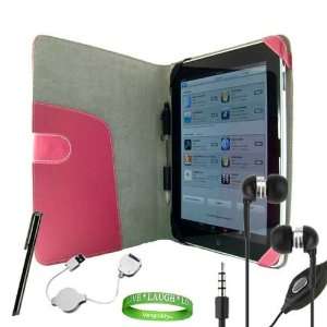  Kit Includes ? Hot Pink Melrose iPad Leather Cover + apple ipad 
