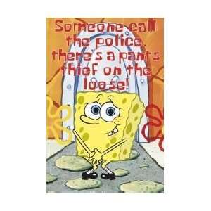   Posters Sponge Bob Square Pants   No Pants Poster   35.7x23.8 inches