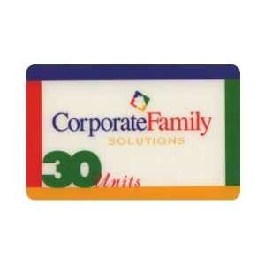   Card 30m Corporate Family Solutions (Day Care) USED As A Fundraiser