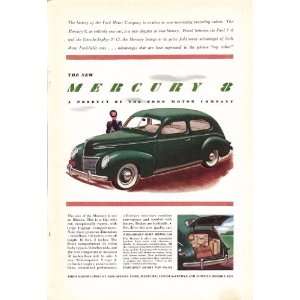  1936 Ad Ford Motor Company Mercury 8 Original Antique Car 