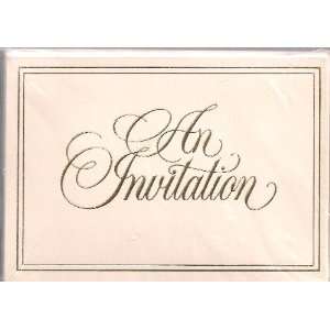  Hallmark Invitation Cards   AN INVITATION 8 cards & 8 