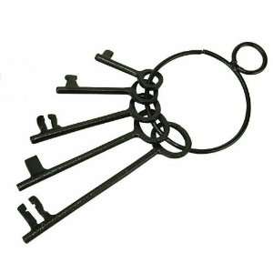  Set of Five Iron Jailers Keys