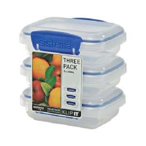  Klip It Three Pack   3 x 7 oz Containers