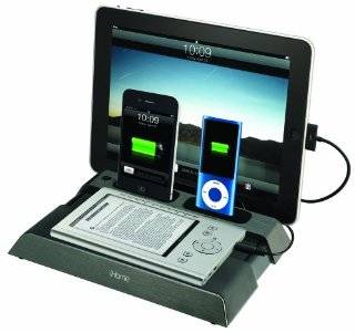 iHome IB969G Charging Station for iPad, iPod, iPhone, BlackBerrys and 