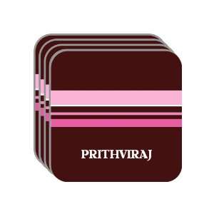  Personal Name Gift   PRITHVIRAJ Set of 4 Mini Mousepad 