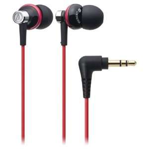  Audio Technica ATH CK303M BRD Black & Red  Inner Ear 