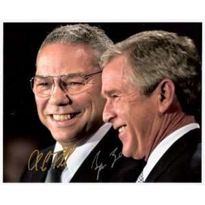  President George W. Bush & Secretary Of State Colin Powell 