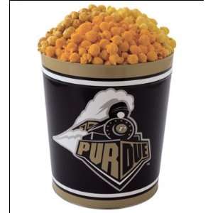 Gallon Purdue University 3 Way Popcorn Tins  Grocery 