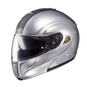   IS Max BT Modular Motorcycle Helmet MC 10 Silver Small S 0840 1010 04