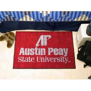  Austin Peay State Governors Starter Rug/Carpet Welcome 
