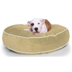  36 in. Round Dog Bed w Microsuede Fabric Cover Pet 