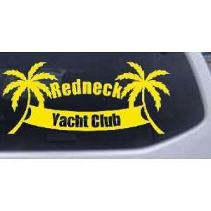   Club Country Car Window Wall Laptop Decal Sticker    Yellow 30in X 13