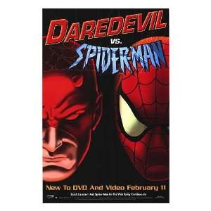  Daredevil Vs. Spiderman Original Movie Poster, 26 x 40 
