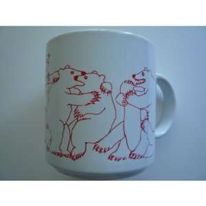 Animates 11 oz Red Daytime Bears Mug 