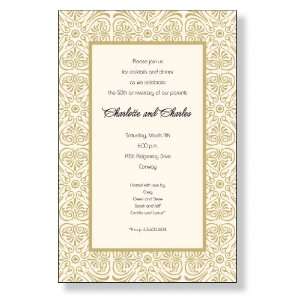 Cinder Gold Party Invitations