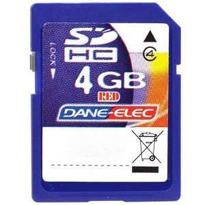  Dane_Elec 4 GB Class 4 SDHC Memory Card Electronics