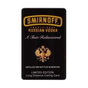  Collectible Phone Card 10u Smirnoff Traditional Russian 