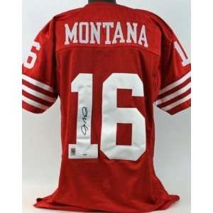  49ers Joe Montana Signed Jersey Montana Hologram & Psa/dna 