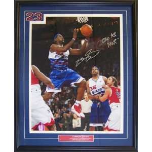  Lebron James Autographed Picture   with 06 AS MVP 