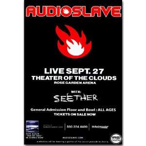   Audioslave Poster   Concert Flyer   Out of Exile Tour