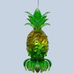  Club Pack of 12 Glass Pineapple Christmas Ornaments 2.5 