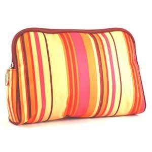  Danielle Runway Stripes Oval Travel Cosmetic Bag Beauty