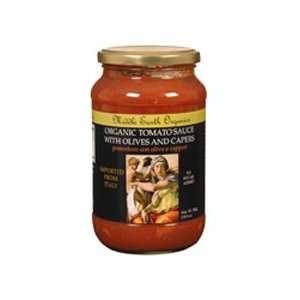 Middle Earth Organics, Organic Italian Oilve & Tomato Pasta Sauce, 6/1 