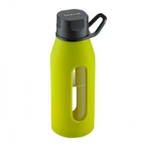  NEW Glass Water Bottle 16oz Green   13001