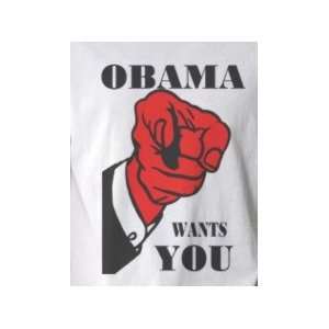  Barack Obama Wants You   Pop Art Graphic T shirt (Mens XL 