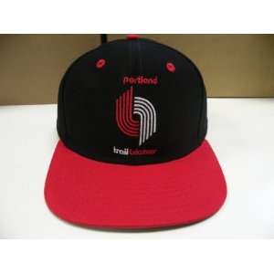  NBA Portland Blazers Logo 2 Tone Snapback Cap Old School 