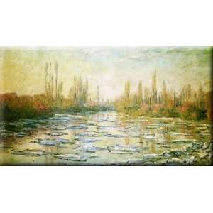  The Ice Floes 16x9 Streched Canvas Art by Monet, Claude 