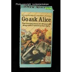  Go Ask Alice VHS Videocassette William Shatner Everything 