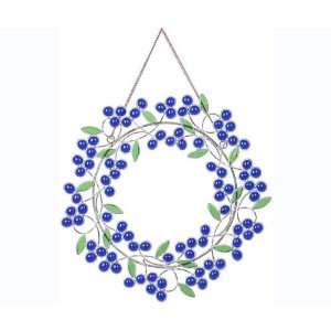  Berry Wreath Blue (Outside Ornaments) (Inside Art) (Sun 