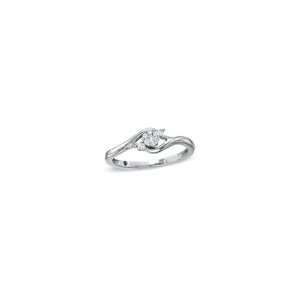  ZALES Composite Diamond Flower Promise Ring in 10K White 