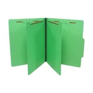  Gussco Top Tab Six Part Folder   Green   GUS59704 Office 