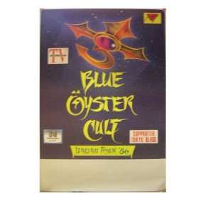  Blue Oyster Cult Poster Italian Tour 1986 