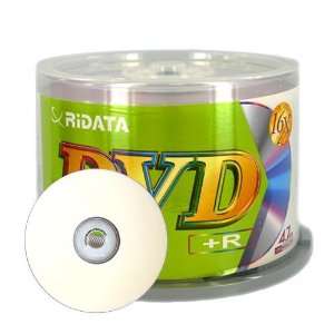  250 Ritek Ridata 16X DVD+R 4.7GB White Inkjet Electronics