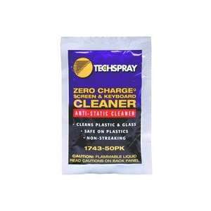 Tech Spray 1743 50PK   Techspray Zero Charge, ESD Safe, Screen and 