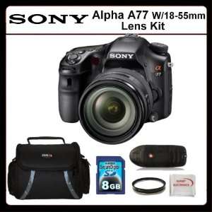 18 55mm Lens Includes Sony Alpha A77 Digital Camera with Sony 18 