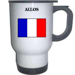  France   ALLOS White Stainless Steel Mug Everything 