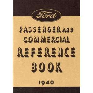  1940 FORD Car Full Line Owners Manual User Guide 
