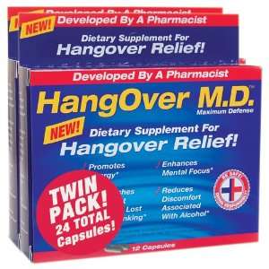  HangOver MD Daytime Dietary Supplement for Hangover Relief 