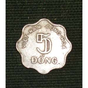  1966 VIETNAMESE 5 DONG KM 9 