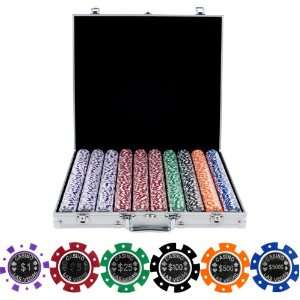  10 1100 1KS   1000 Casino Las Vegas 12g Coin Inlay Chips w 