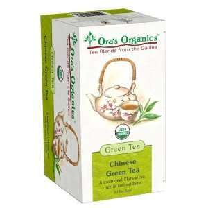  Oras Organics Green Chinese Tea, 20 Bg (Pack of 8) Health 