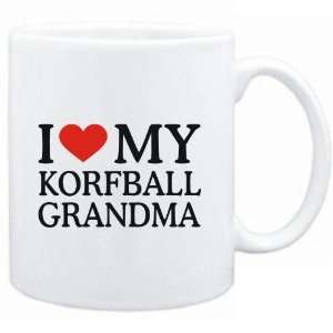  Mug White  I LOVE Korfball MY GRANDMA  Sports Sports 
