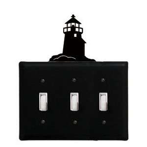  VWI ESSS 10 Lighthouse   Triple Switch Electric Cover 