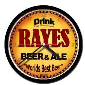  RAYES beer and ale cerveza wall clock 